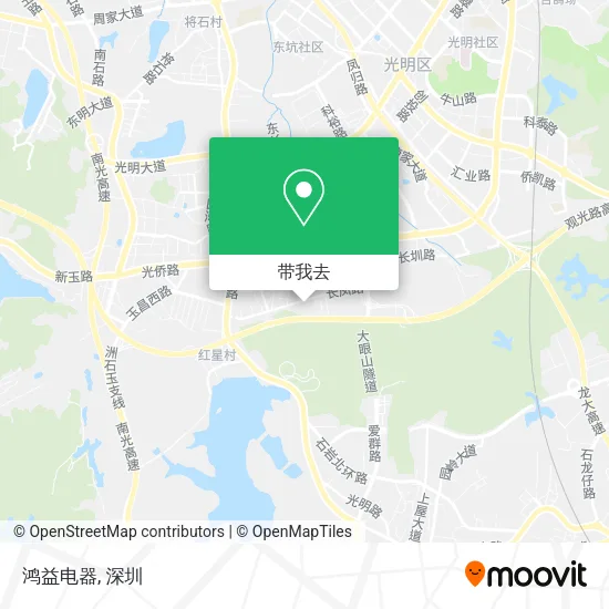 鸿益电器地图