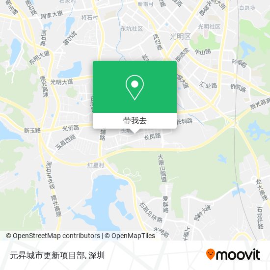 元昇城市更新项目部地图