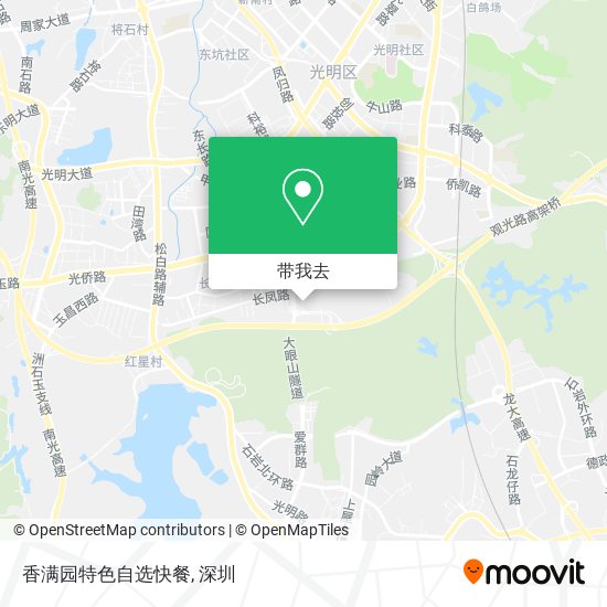 香满园特色自选快餐地图