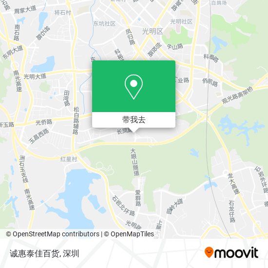 诚惠泰佳百货地图