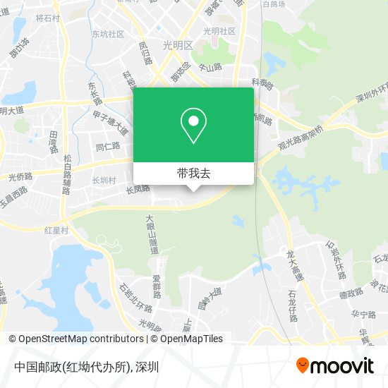 中国邮政(红坳代办所)地图