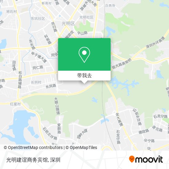 光明建谊商务宾馆地图