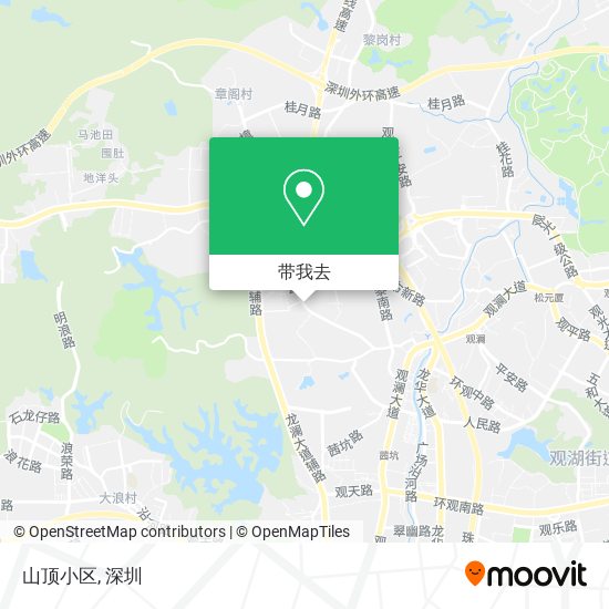 山顶小区地图