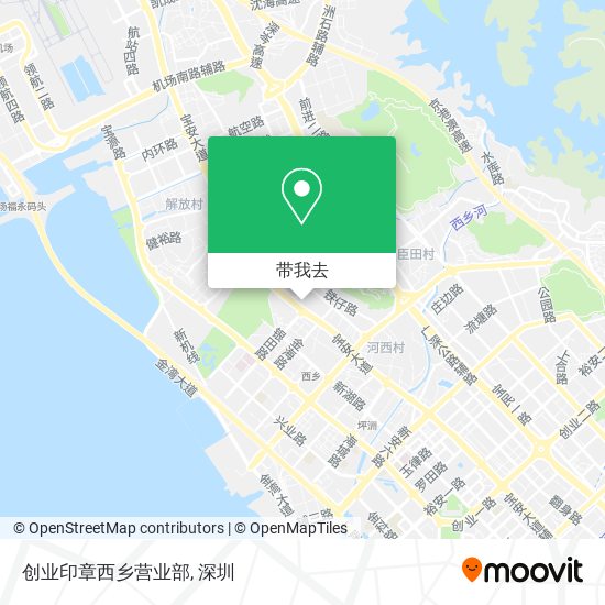 创业印章西乡营业部地图