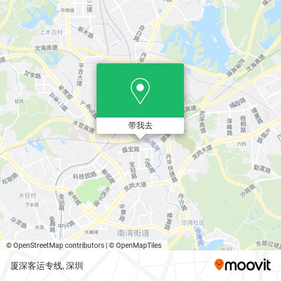 厦深客运专线地图