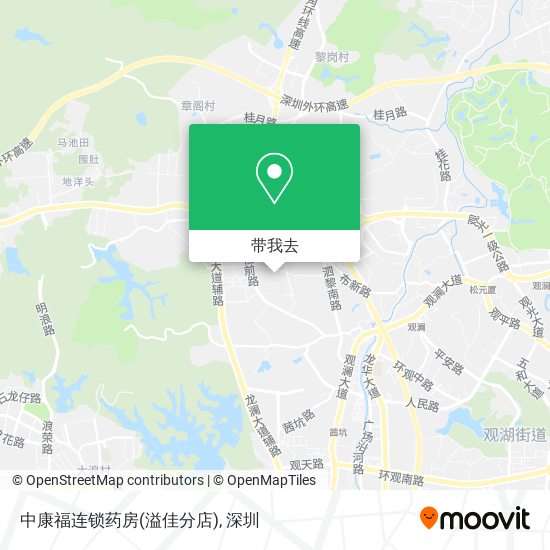 中康福连锁药房(溢佳分店)地图