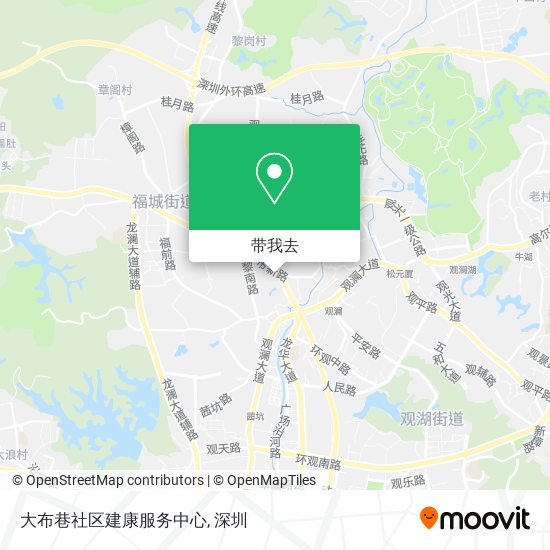 大布巷社区建康服务中心地图