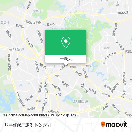 腾丰修配厂服务中心地图