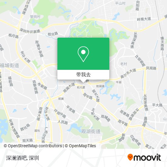 深澜酒吧地图