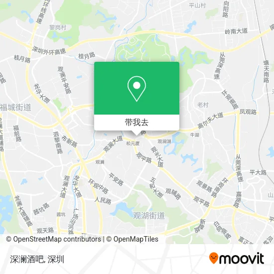 深澜酒吧地图