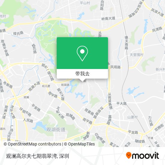 观澜高尔夫七期翡翠湾地图