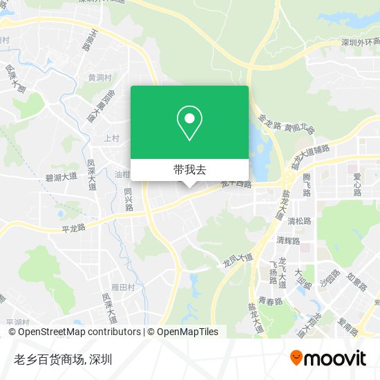 老乡百货商场地图
