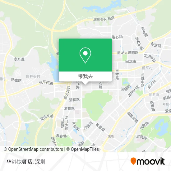 华港快餐店地图