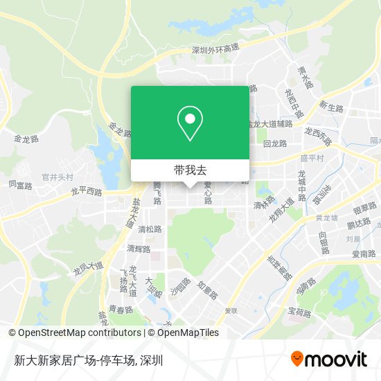 新大新家居广场-停车场地图