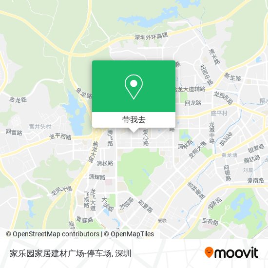家乐园家居建材广场-停车场地图