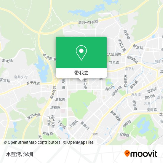水蓝湾地图