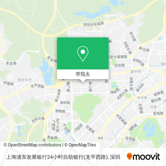 上海浦东发展银行24小时自助银行(龙平西路)地图