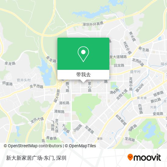 新大新家居广场-东门地图