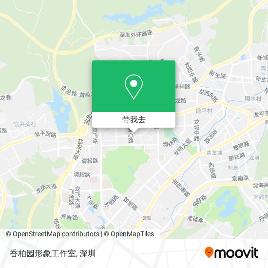 香柏园形象工作室地图