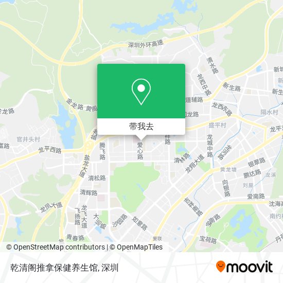 乾清阁推拿保健养生馆地图