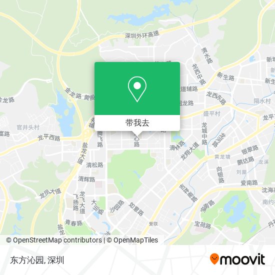 东方沁园地图