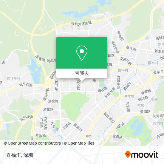 喜福汇地图