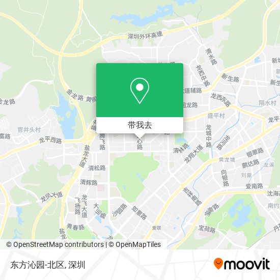 东方沁园-北区地图