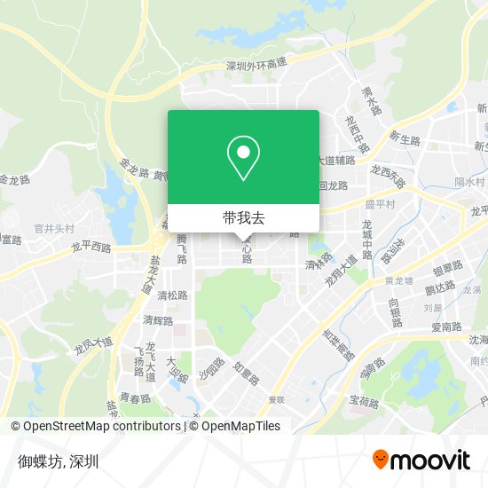御蝶坊地图