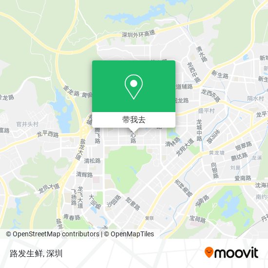 路发生鲜地图