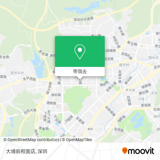 大埔前程面店地图