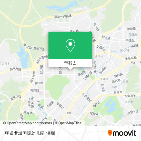明道龙城国际幼儿园地图