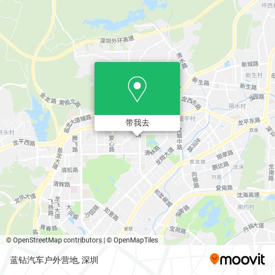 蓝钻汽车户外营地地图