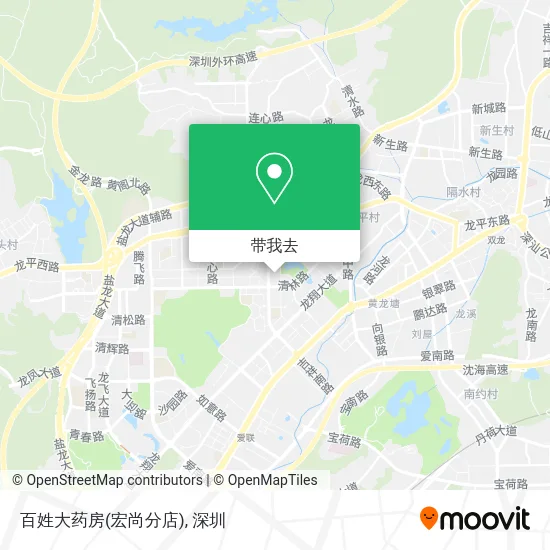 百姓大药房(宏尚分店)地图