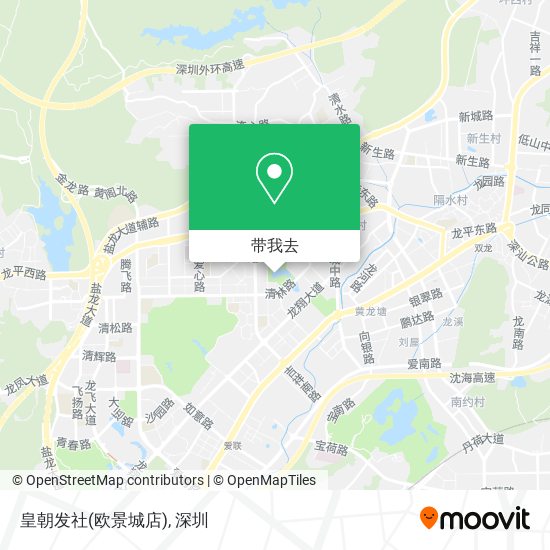 皇朝发社(欧景城店)地图