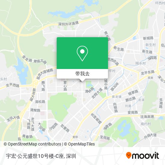 宇宏·公元盛世10号楼-C座地图