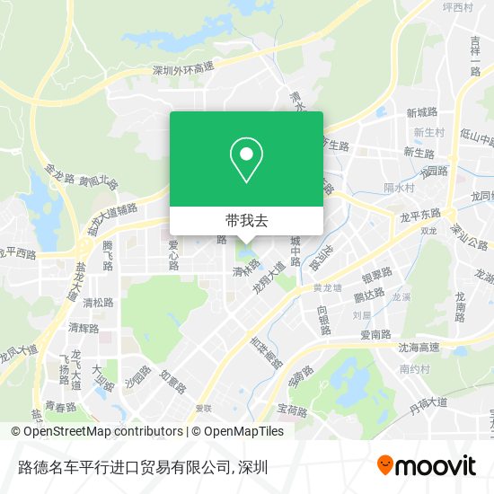 路德名车平行进口贸易有限公司地图