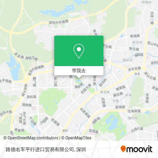 路德名车平行进口贸易有限公司地图