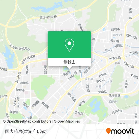 国大药房(碧湖店)地图