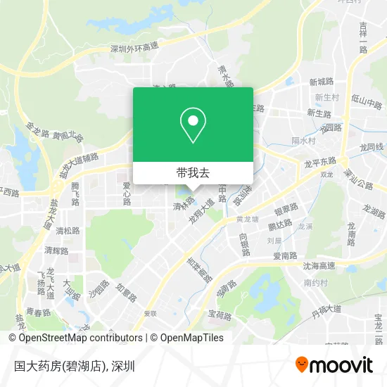 国大药房(碧湖店)地图