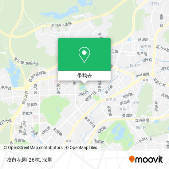 城市花园-26栋地图