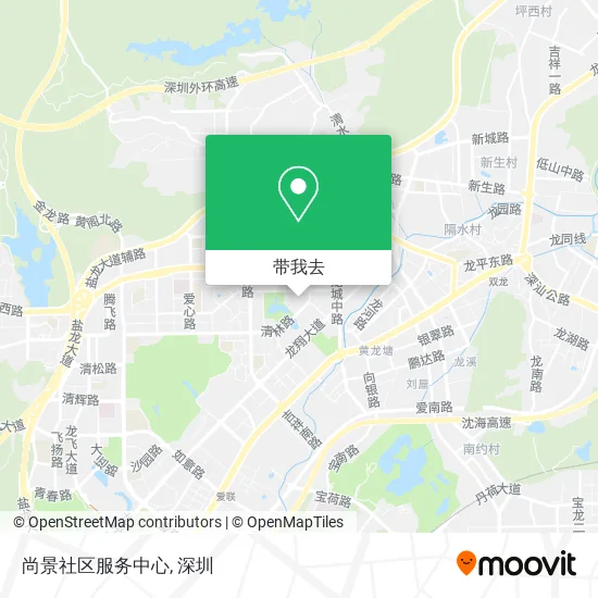 尚景社区服务中心地图