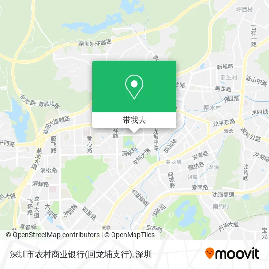 深圳市农村商业银行(回龙埔支行)地图