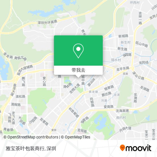 雅宝茶叶包装商行地图