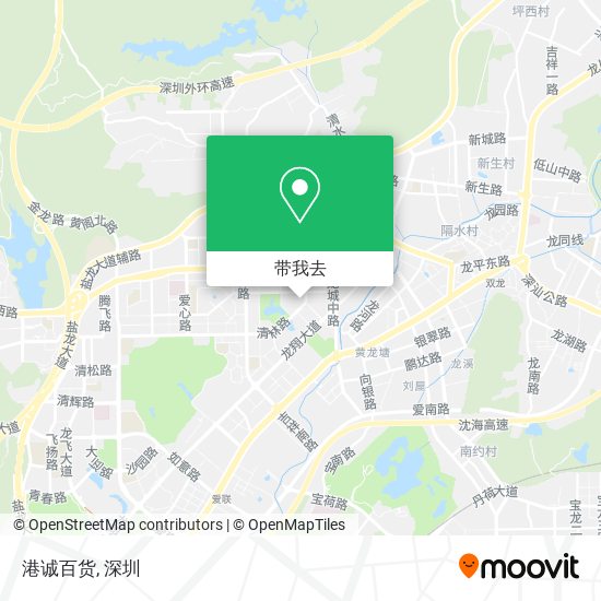 港诚百货地图