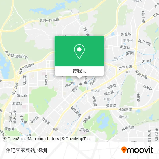 伟记客家菜馆地图