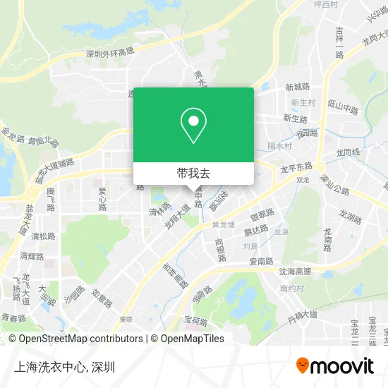 上海洗衣中心地图