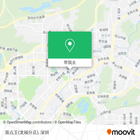 面点王(龙福分店)地图