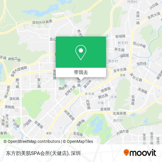 东方韵美肌SPA会所(天健店)地图
