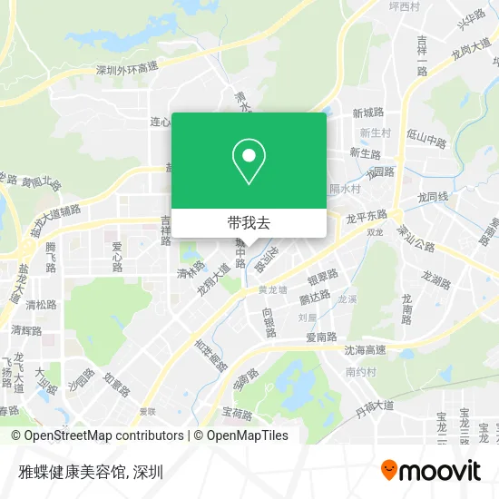 雅蝶健康美容馆地图