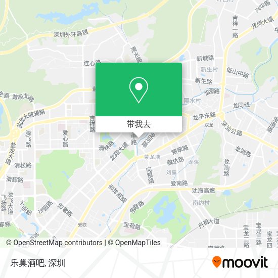 乐巢酒吧地图